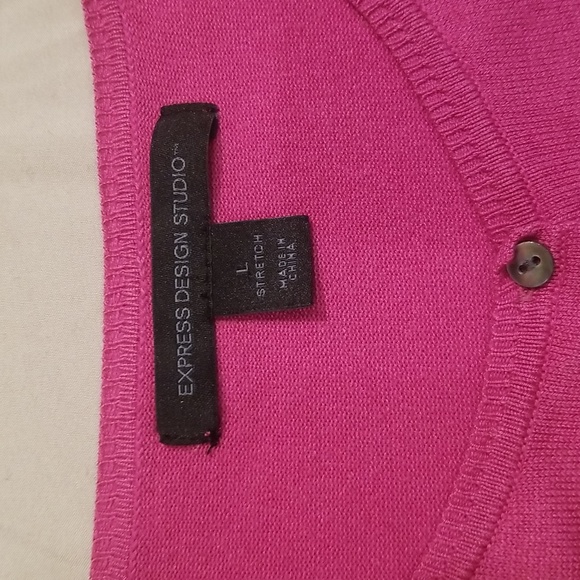 Vintage Express Design Studio Pink Sweater - Picture 4 of 6